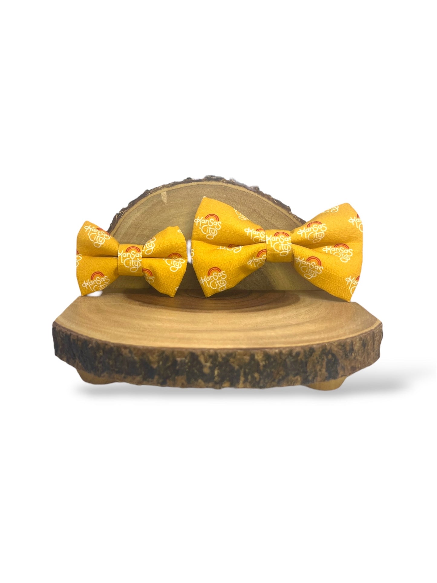 LIMITED - Yellow Kansas City Rainbow Bowties