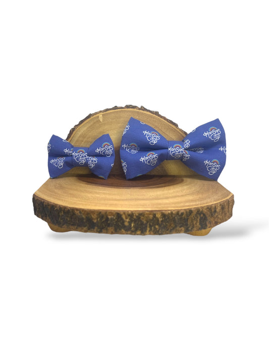 LIMITED - Blue Kansas City Rainbow Bowties