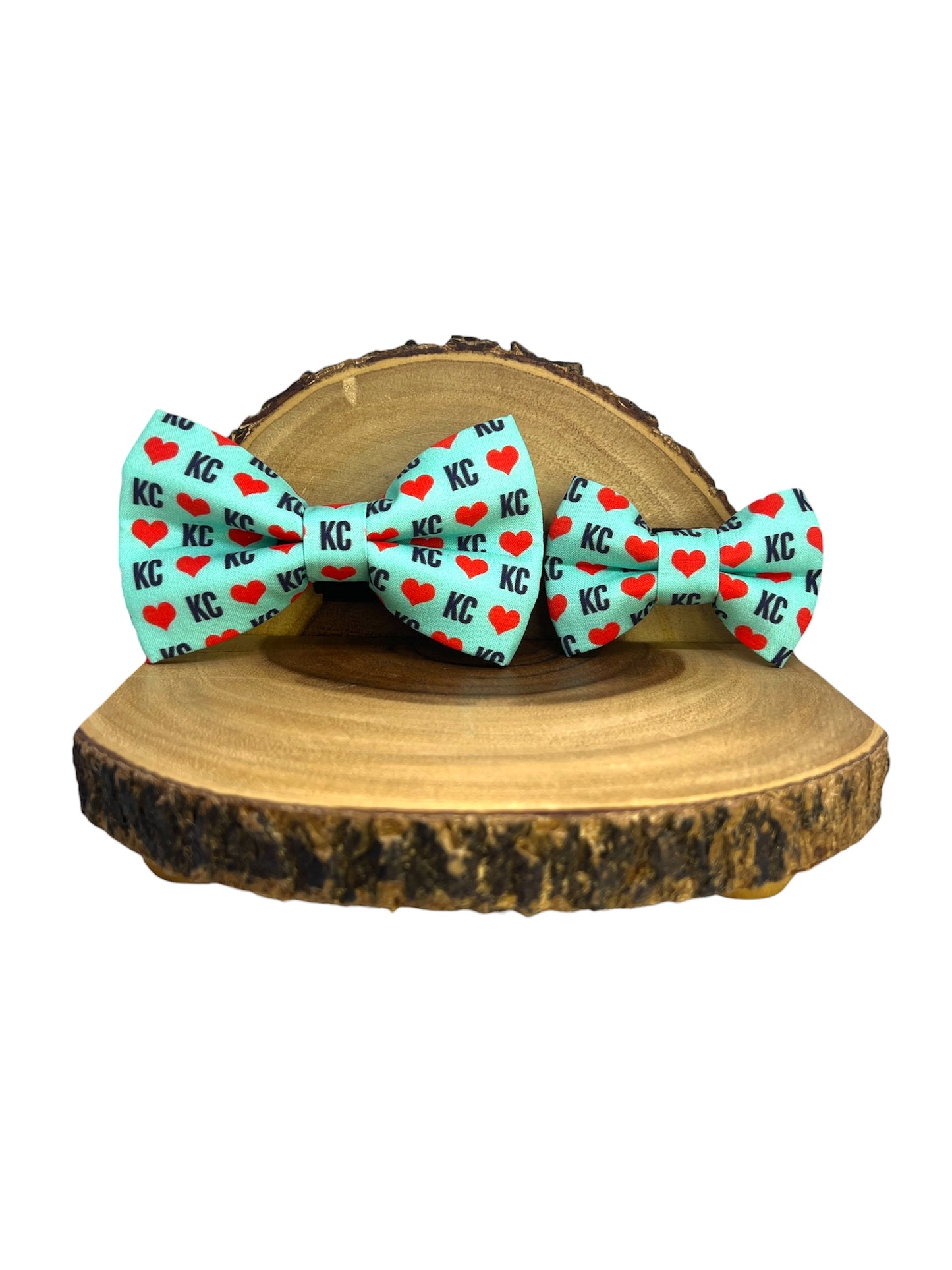 Current Heart Kansas City (Teal) Bowtie (small print)